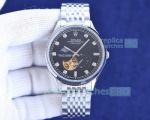 Copy Rolex Oyster Perpetual 82S7 Moonphase Watch 42mm Black Dial For Sale